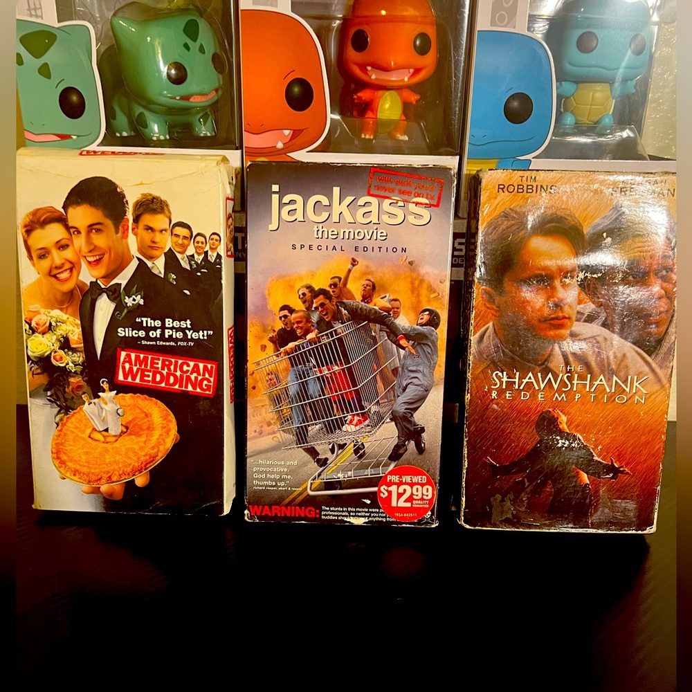 The Shawshank Redemption (1995) American Wedding (2003) & JACKASS THE MOVIE 2002